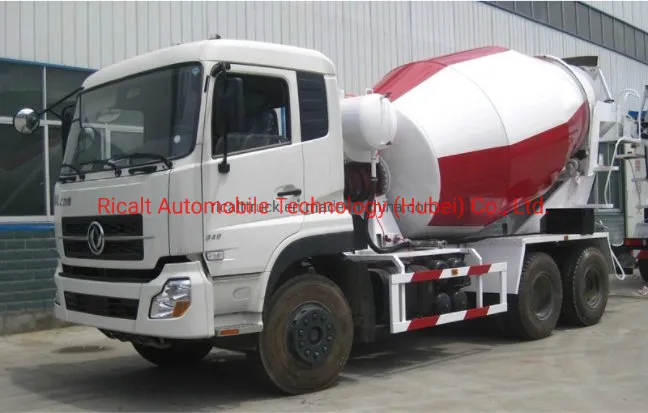 Dongfeng 6X4 Truck Mounted Automatic Concrete Mixer Vehicle