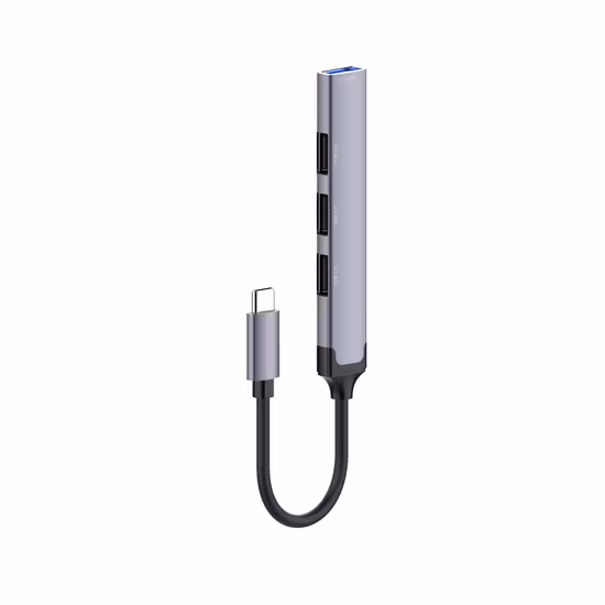 5%off Metal USB C Hub 1 to 4-Port Docking Station Type C USB3.0 USB2.0*2 USB-C Pd Gray Basix 4 Port USB 3.0/2.0 A/C Type Hub with OTG Data USB Hub for MacBook