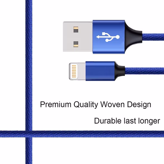 3FT 6FT 10FT Lightning Charger Cable for iPhone iPad Phone Accessories Cable Manufacturer