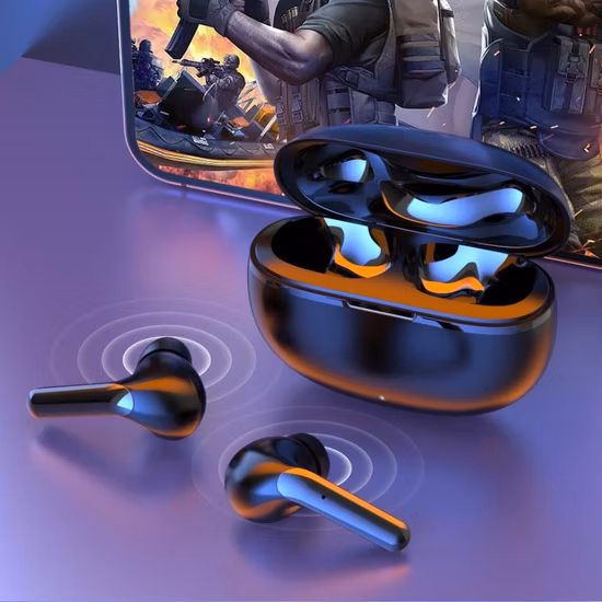 True Wireless Earbuds Touch Control with Wireless Charging Case Ipx5 Waterproof Stereo Earphones