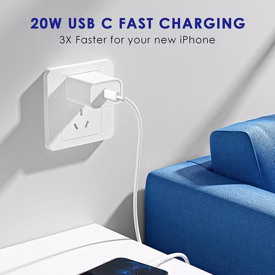 Super Fast Mobile Charger for iPhone Samsung Huawei Xiaomi Pd 20W Super Charger Mobile Phone Accessories